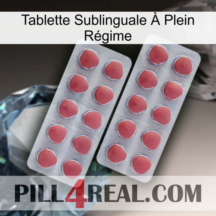 Tablette Sublinguale À Plein Régime 19